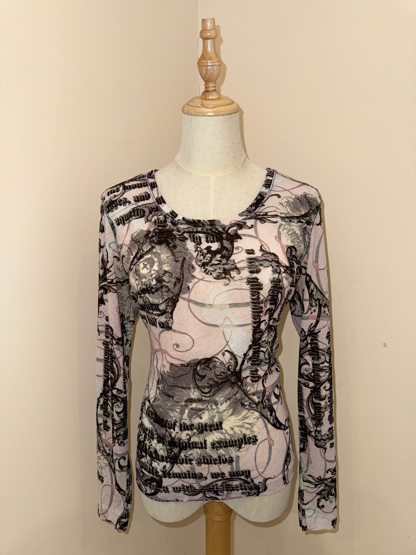 Y2k longsleeve top (S-M)