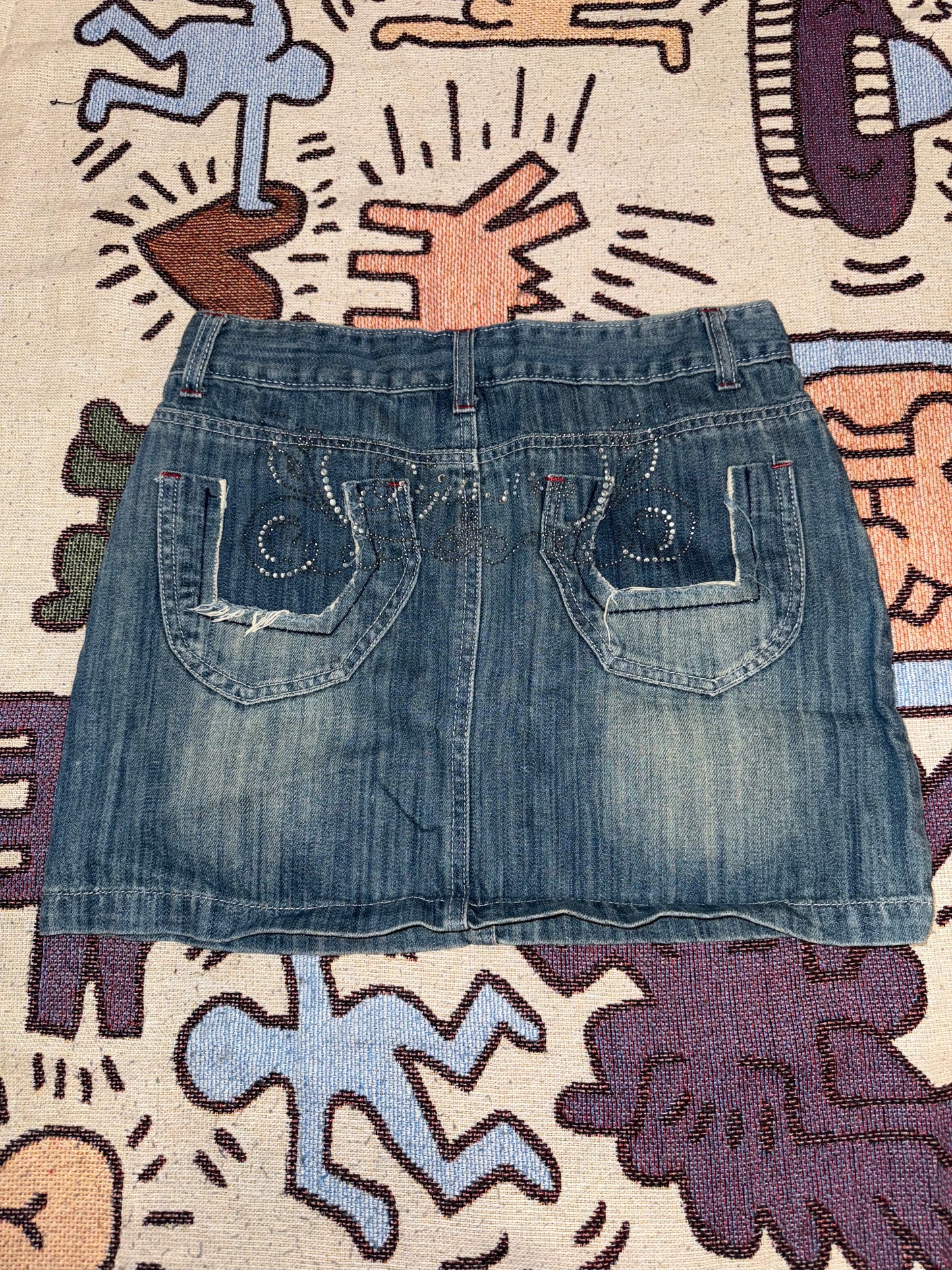 Y2k mini denim skirt just jeans
