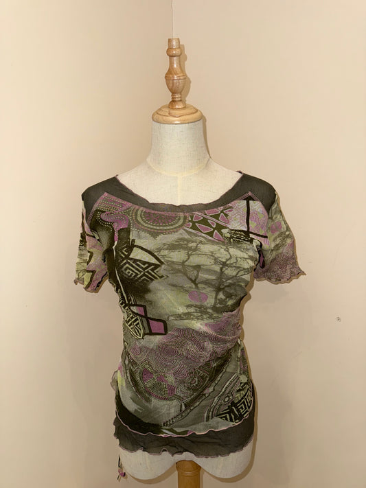 Y2k mesh top (S)