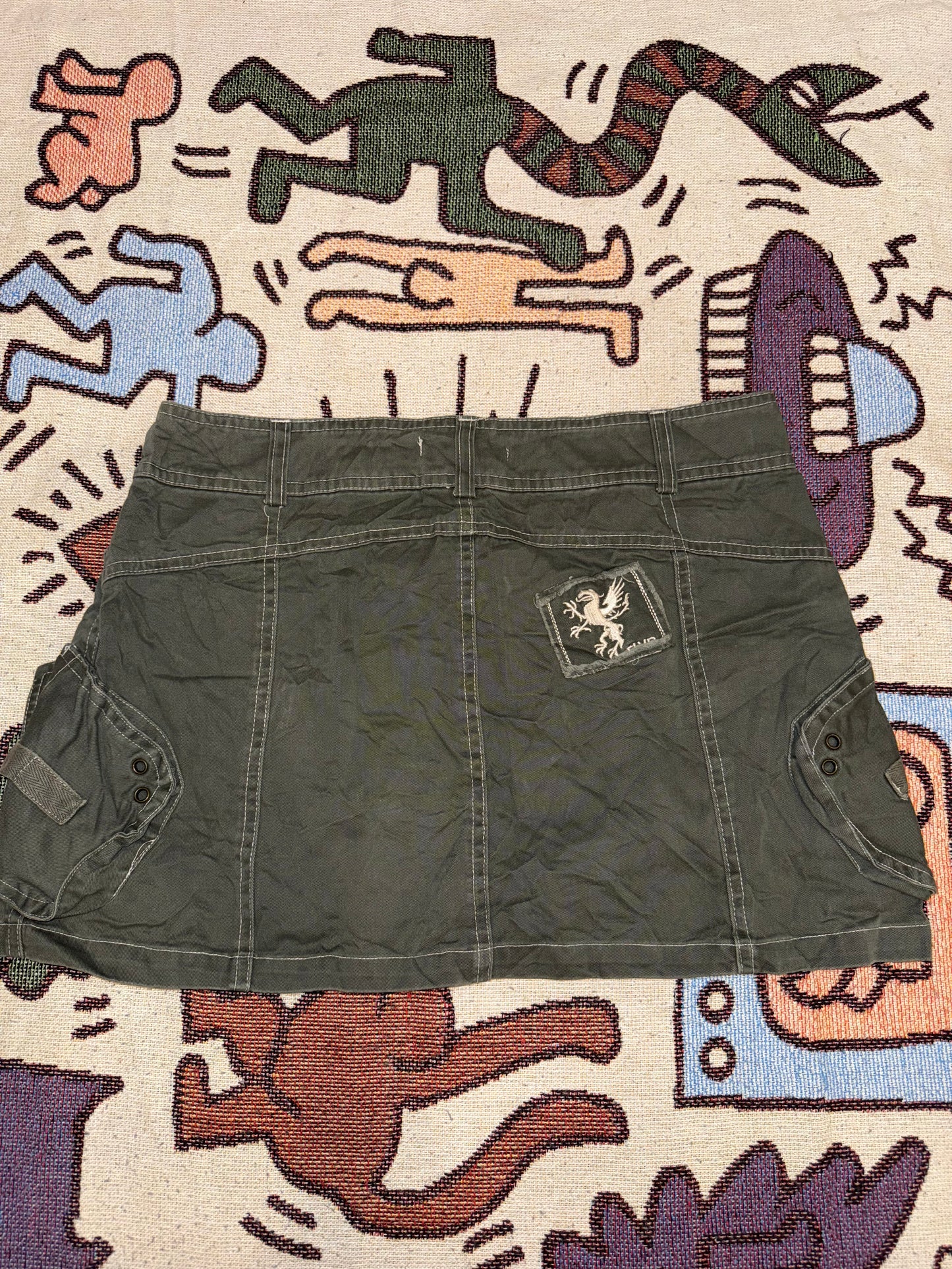 Y2k mini denim skirt