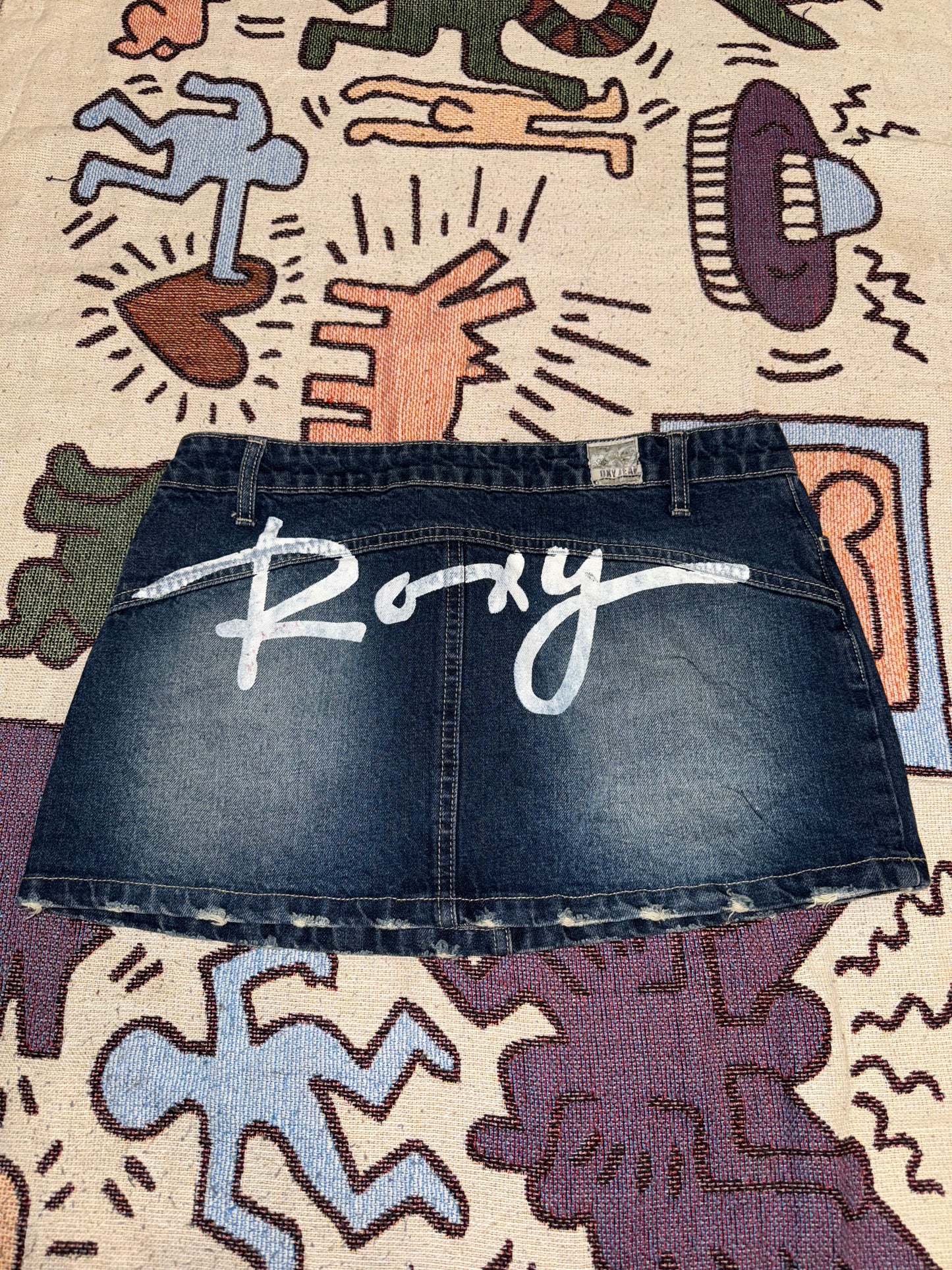 Y2k mini denim skirt ROXY