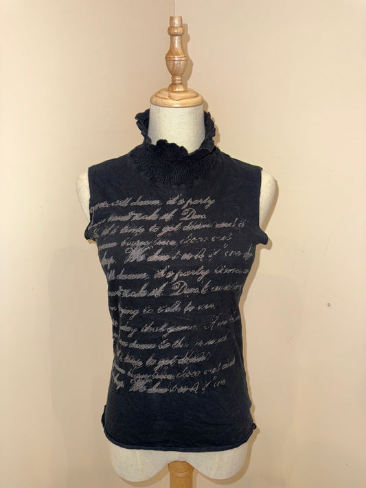 Y2k slogan top (S)